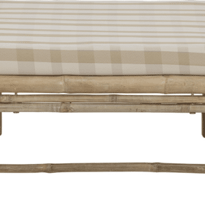 Udendørs pouf Bloomingville Korfu bambus fodskammel natur 72 x 72 x 30 cm